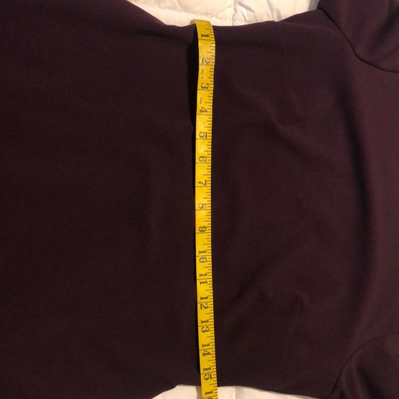 Classic ElegantCalvin Klein Burgundy Fall/Winter Dress - Picture 7 of 12